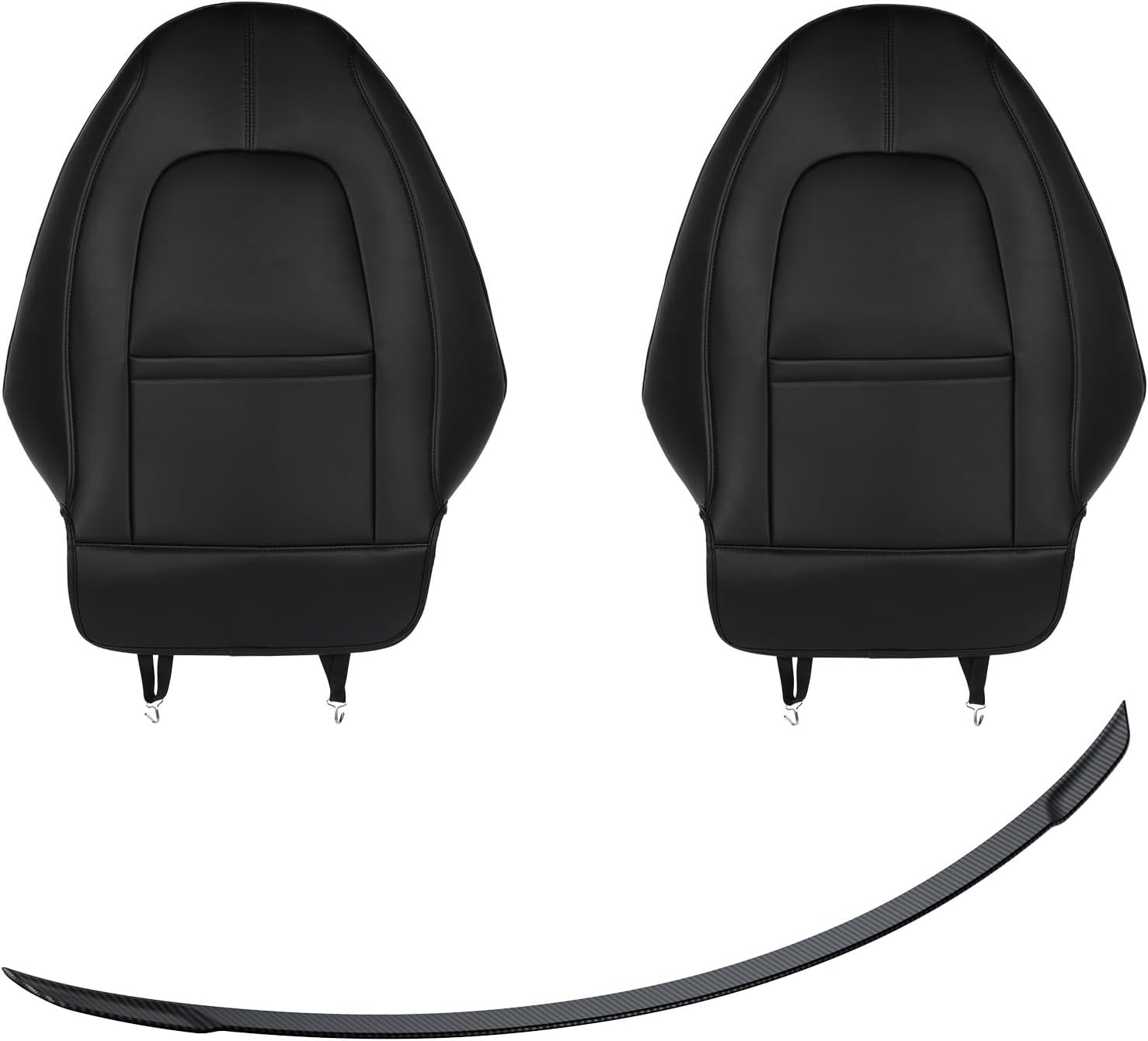 BASENOR Tesla Model S Performance Spoiler and Seat Back Protector for Tesla Model 3/Y/S/X