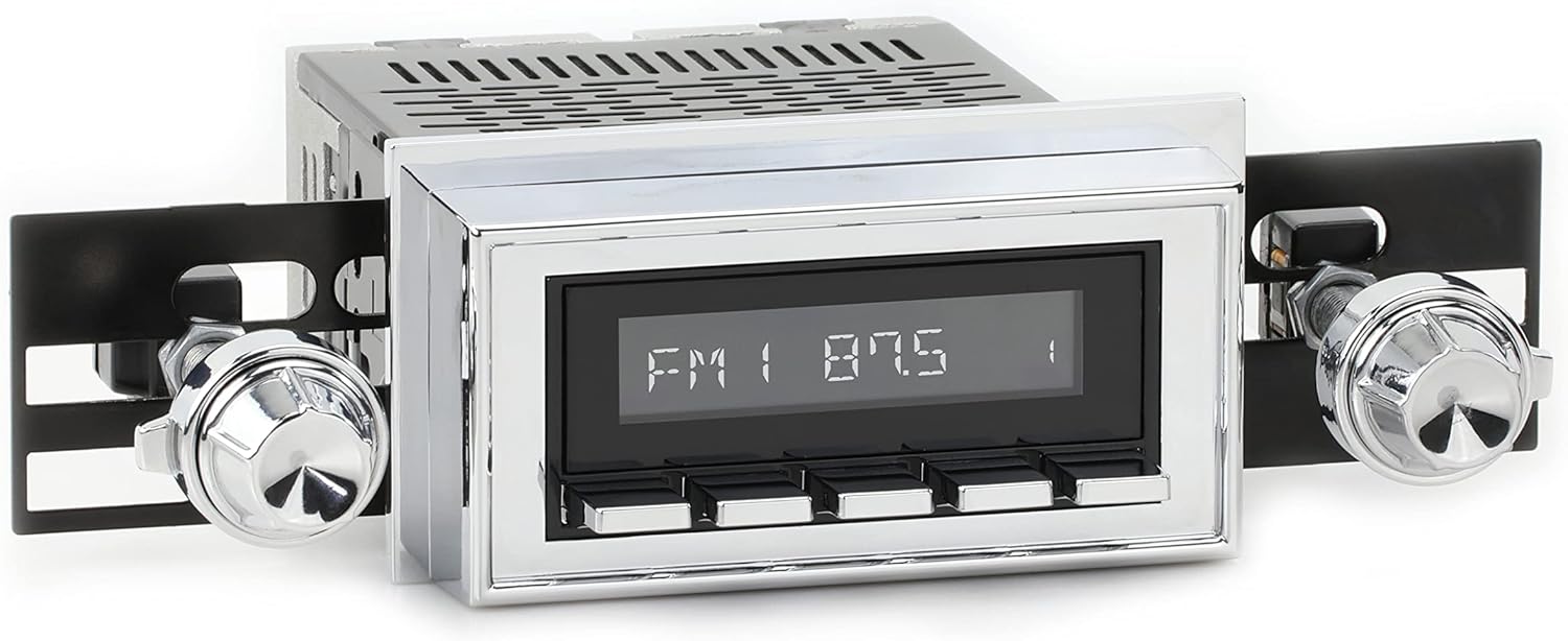 RetroRadio Compatible with 1958-60 Chevrolet Corvette Features Include Bluetooth, USB, AM/FM HBC-M2-108-11-72C1