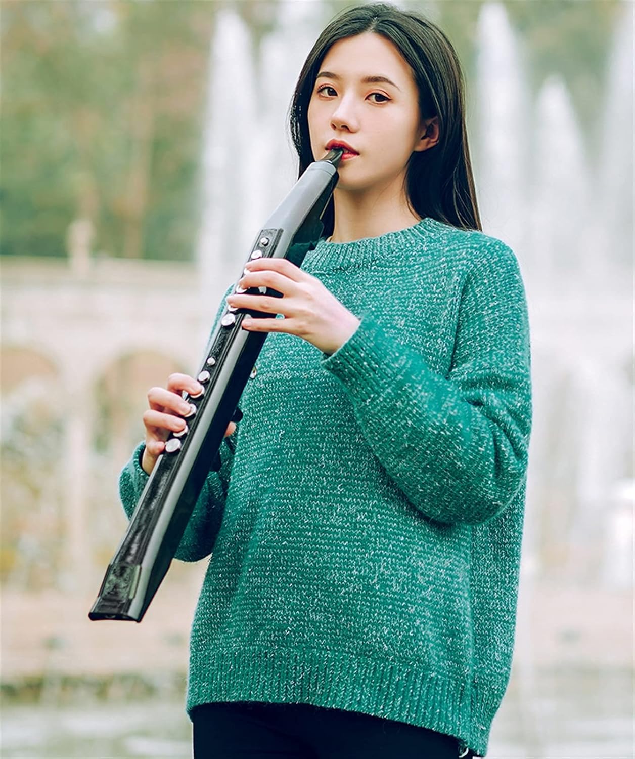 Sax Beginners Kit Digital Saxophone Electric Saxophone Blowpipe Electronic Blowpipe Wind Instrument (Color : 1)