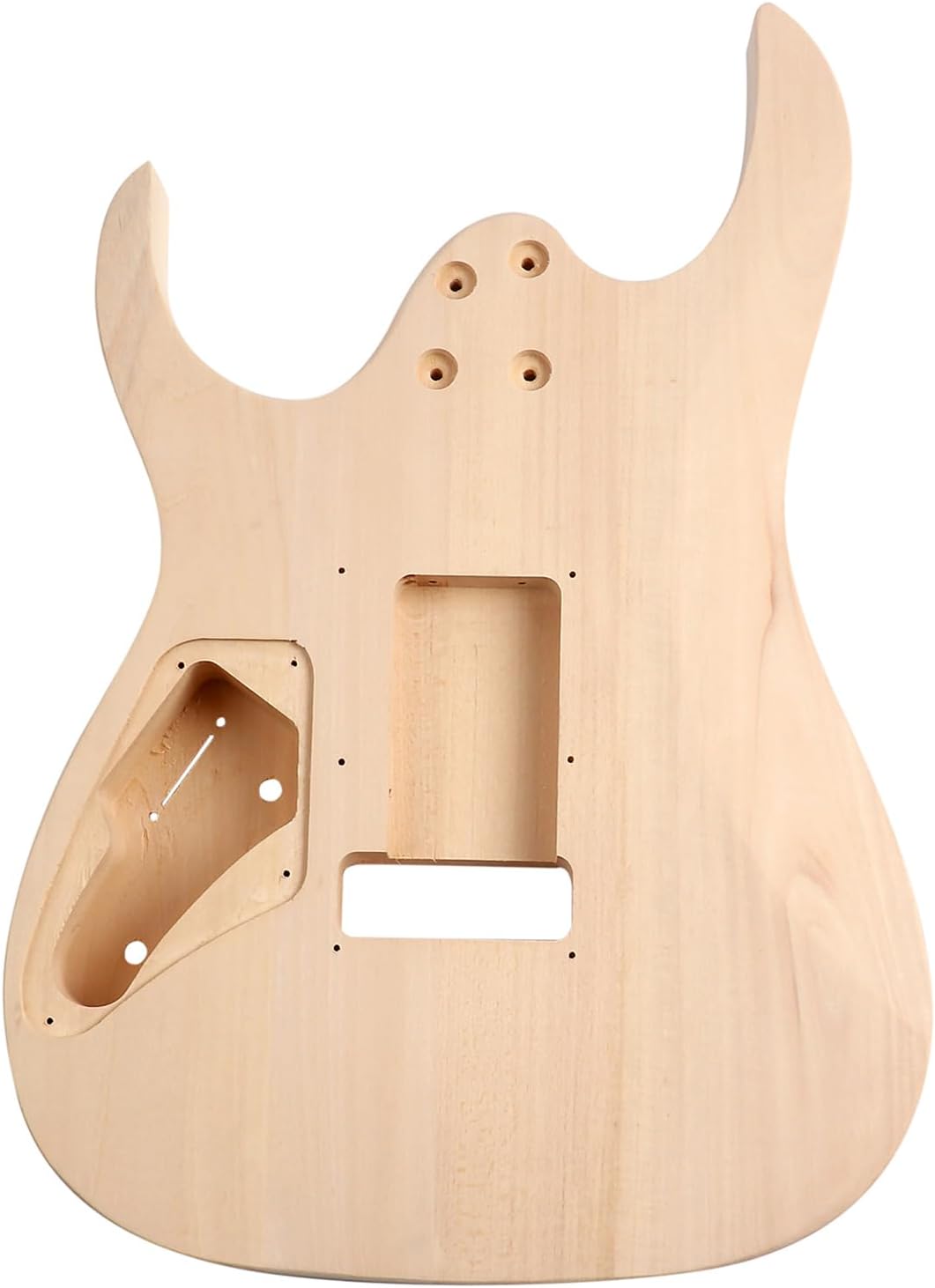 DIY Electric Guitar Kit Beginner Kit 6 String Right Handed with Basswood Body Hard Maple Neck Poplar Laminated Fingerboard Black Hardware Build Your Own Guitar JS Series.