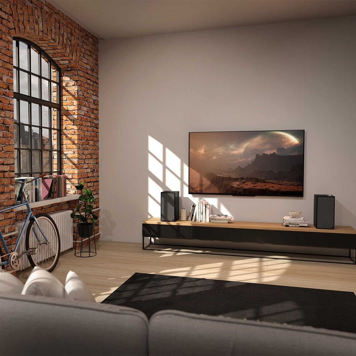 Klipsch The Sevens Heritage Inspired (Pair) Powered Speakers - Black