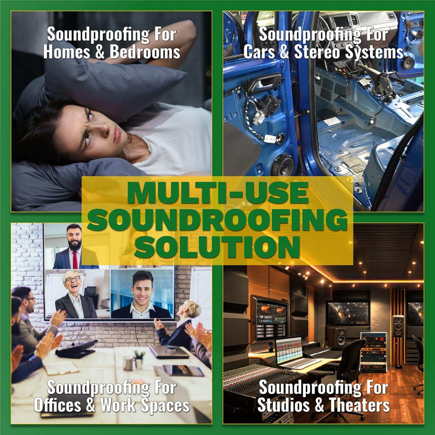 1 LB Mass Loaded Vinyl 4.5’x15’ (67 SF) – MLV Soundproofing Barrier for Walls, Ceilings, Vehicles – 26 STC Rating – Flexible Noise Blocker Roll – Easy to Cut & Install - Multiple Options