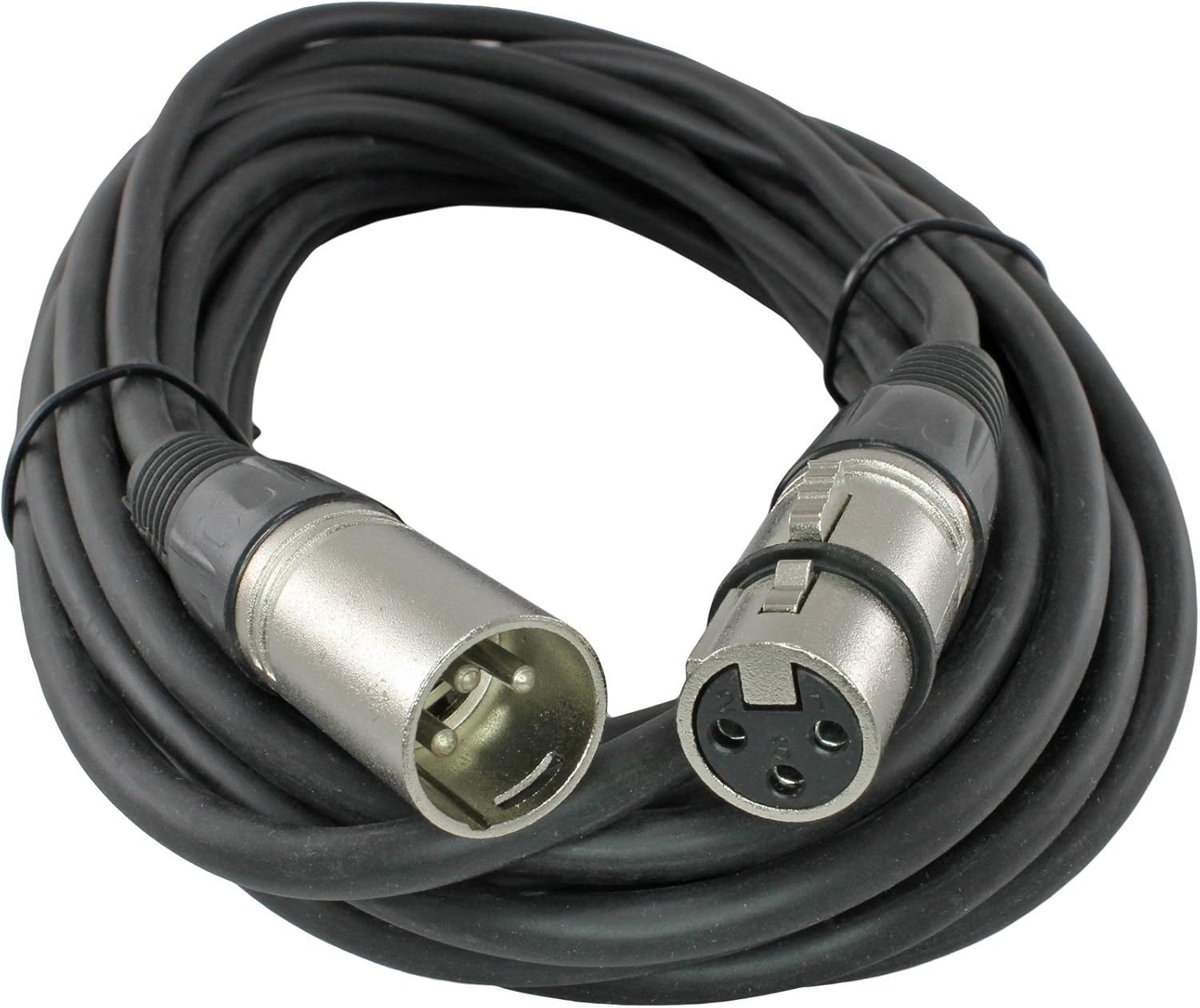 10Pack 25 FT Foot XLR 3 Pin Male Female MIC Microphone Shielded Audio Cable Cord
