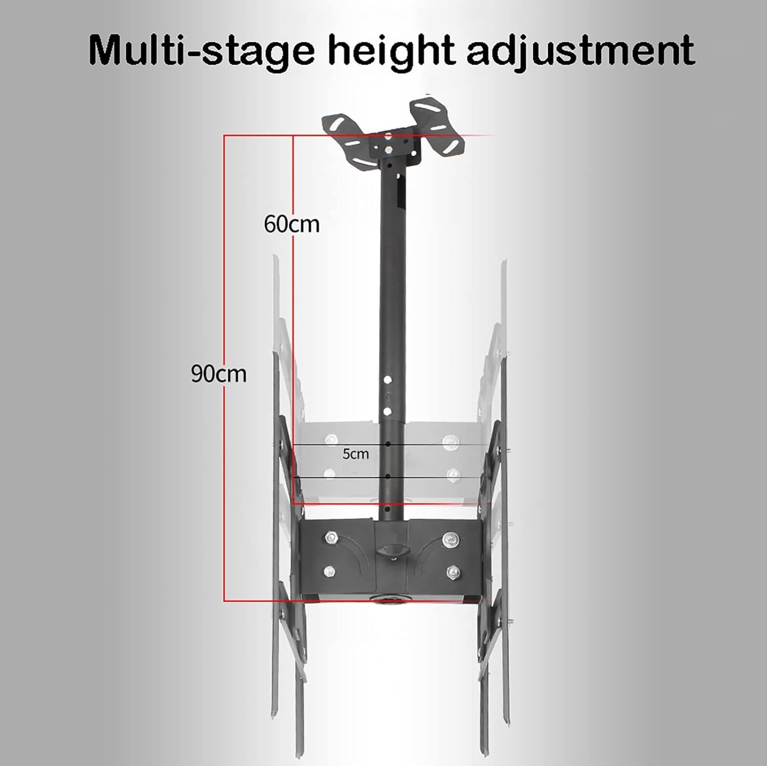 TV Stand,TV Ceiling Mount, TV Wall Mount Bracket Fits 20-32 Inch TV Flat Screen Display, 360° Rotation Swivel Tilt Full Motion Ceiling TV Bracket (Size : 1.5m)