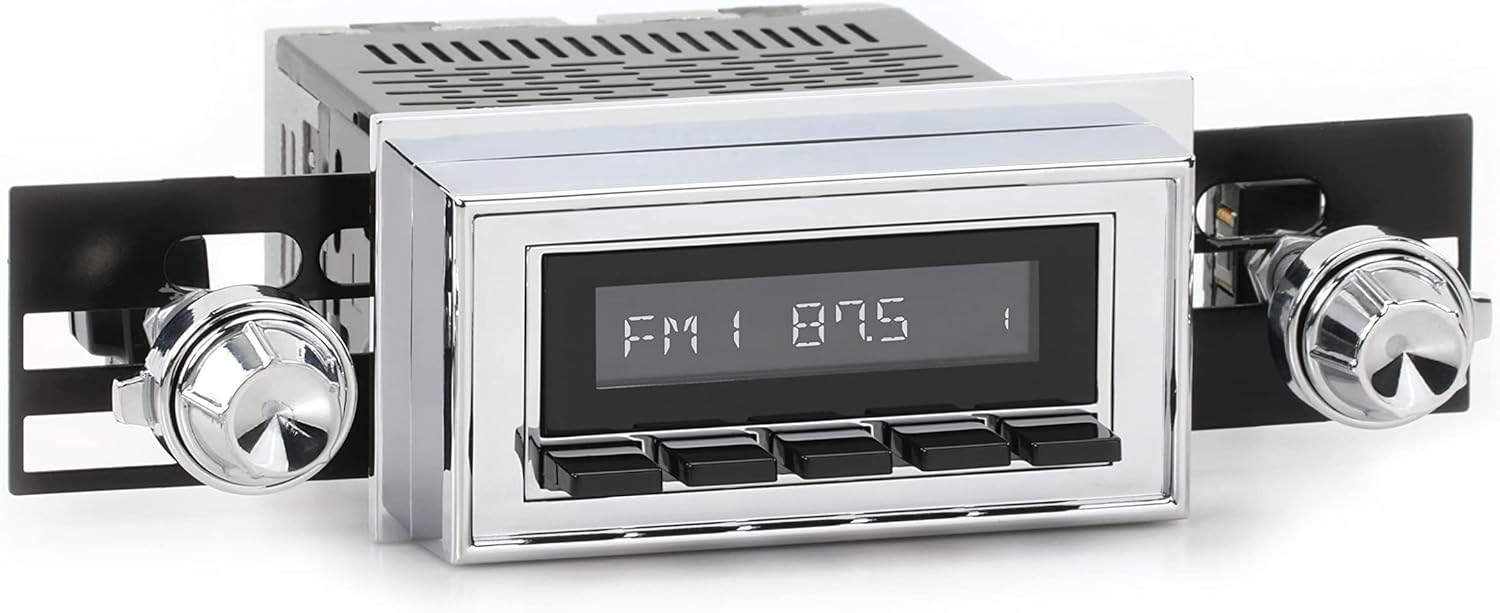 RetroRadio Compatible with 1958 Chevrolet Impala Features Include Bluetooth, USB, AM/FM HCB-M2-108-11-72C2