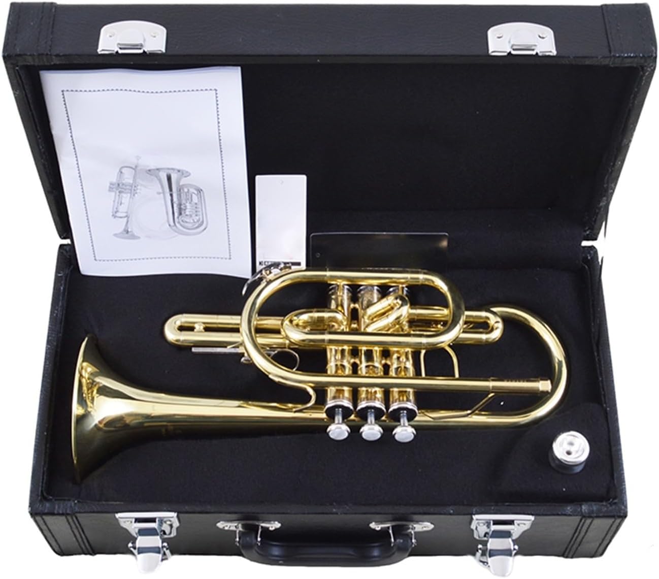Trumpet cornet musical instrument professional brass B flat