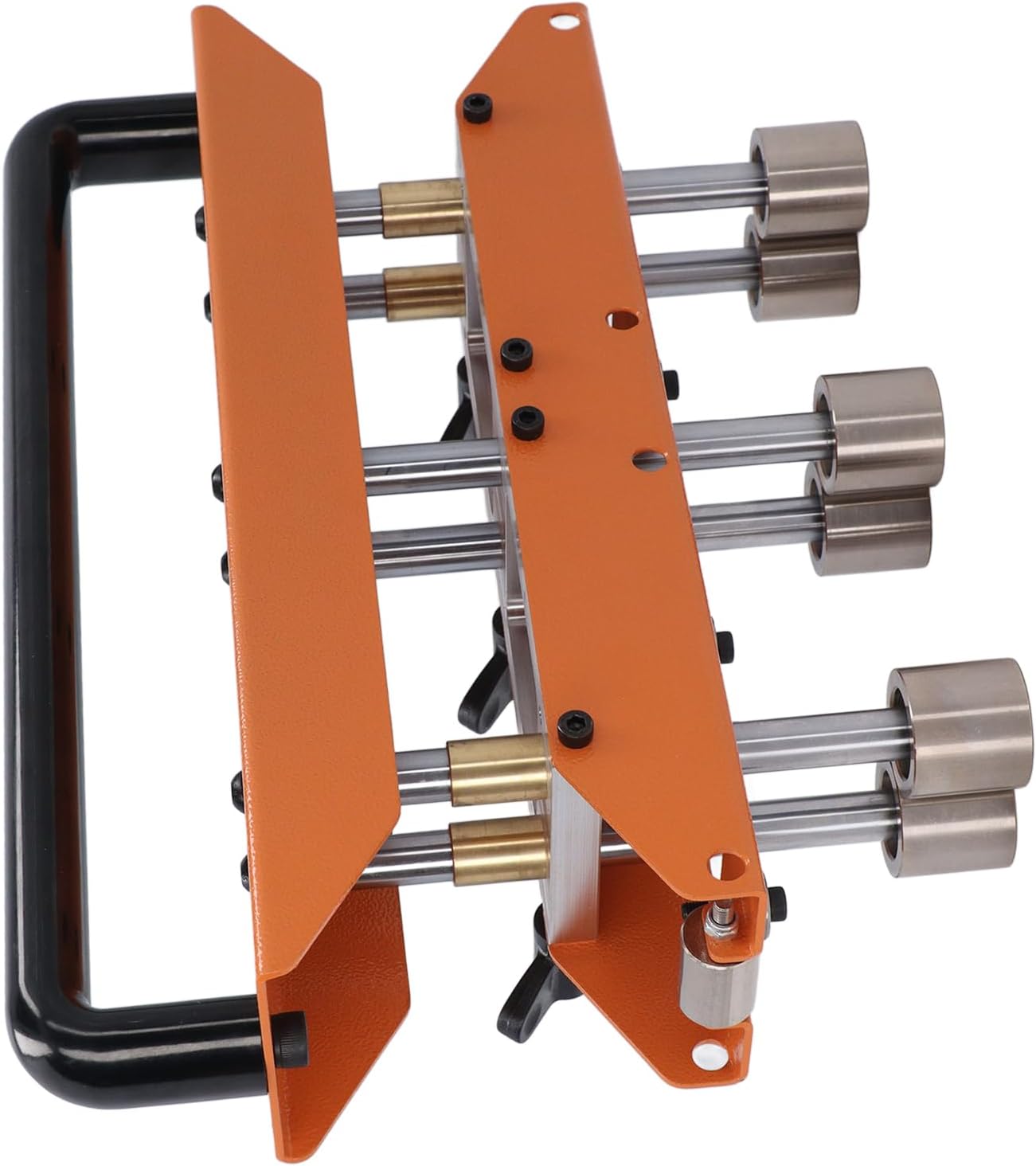 Three Station Metal Sheet Roller Bender Accurate Depth with V Shaped Roller Ideal for Steel Aluminum and Copper 0-90° Bending Angle for Industrial Production and Daily