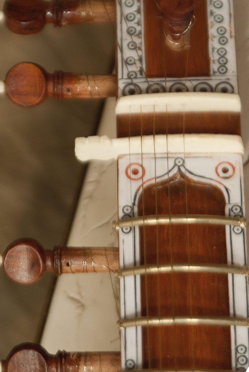 Handcrafted Miniature Sitar Tiny for Show Piece or Gift to Musician Friend