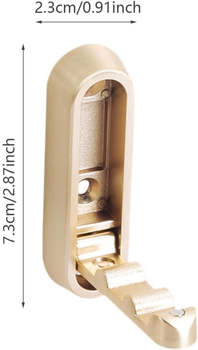 Fenteer Foldable Organizer Hook and Modern Double Sided Corner Wall Clock for Bathroom Closet Farmhouse Restaurant Shop Hotel Silent Decorative Gift