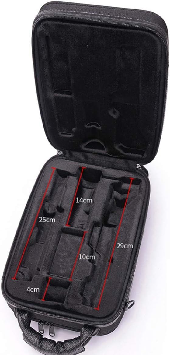 Portable OBOE Bag Waterproof Moisture-proof Double Shoulder Straps Oboe Case Fall-proof Woodwind Instrument Box Single Pack Standard Size Anti-scratch Oboe Cover (Brown Color)