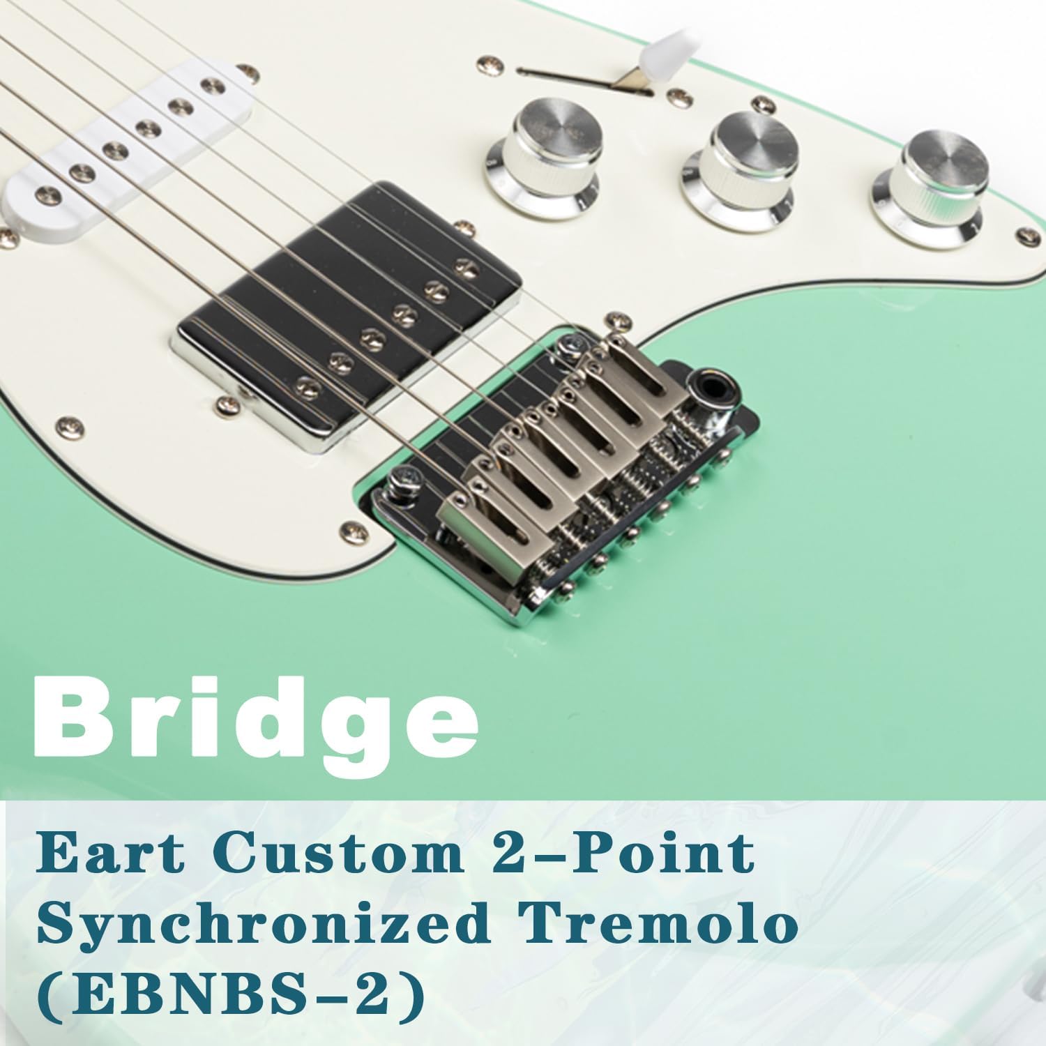 EART CP.1 Electric Guitar 6-String Solid-Body,S-S-H Pickups, Music Style Switching, Clear Tone, Meeting Various Needs