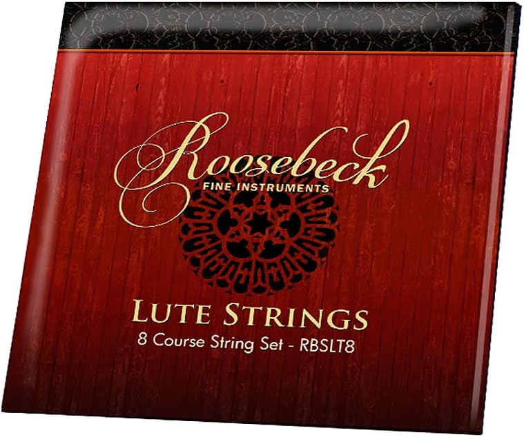 Includes: Roosebeck 8-Course Travel Lute + Roosebeck 8-Course Lute String Set + Snark Clip-On Chromatic Tuner For Guitar, Lute, Oud Dulcimer