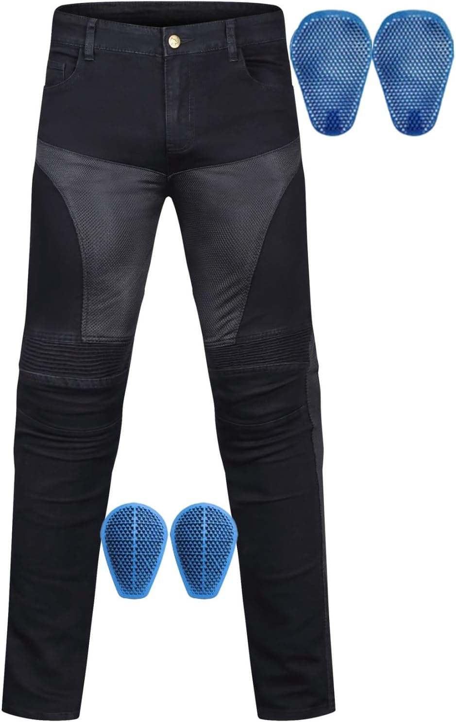 Lightweight Mesh Motorcycle Pants Motocross Racing Protective Jeans Suitable for All Day Wear