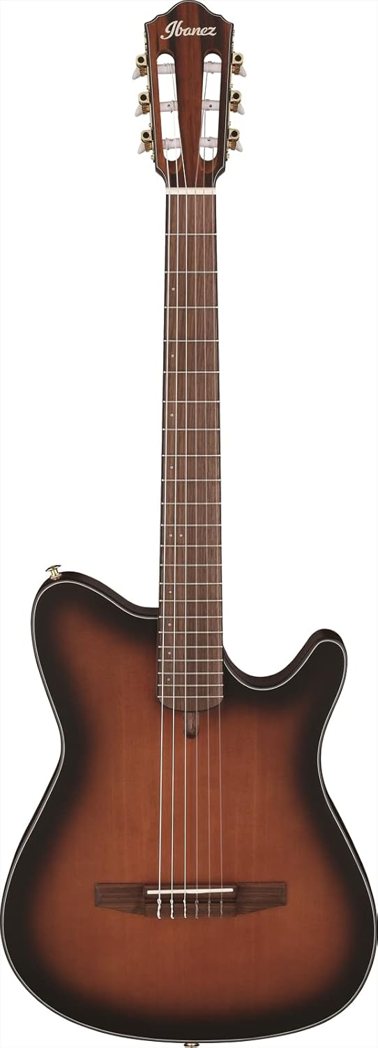 Ibanez FRH10N Thinline Nylon Acoustic-electric Guitar - Brown Sunburst