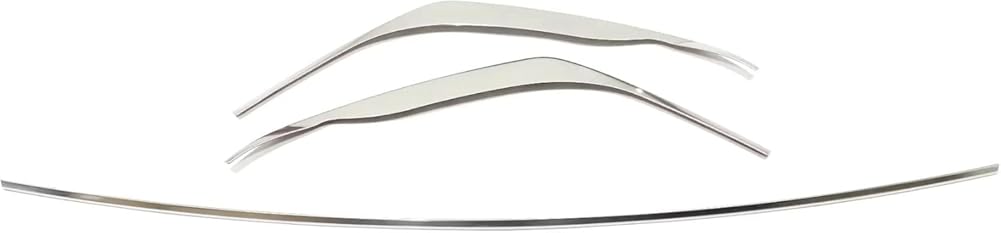 Car Accessories Fit for Toyota Sienna LE/XLE/Limited/Platinum 2021-2024 Stainless Steel Matte Silver Exterior Front Bumper Guard Protector Cover Trim 3PCS Set