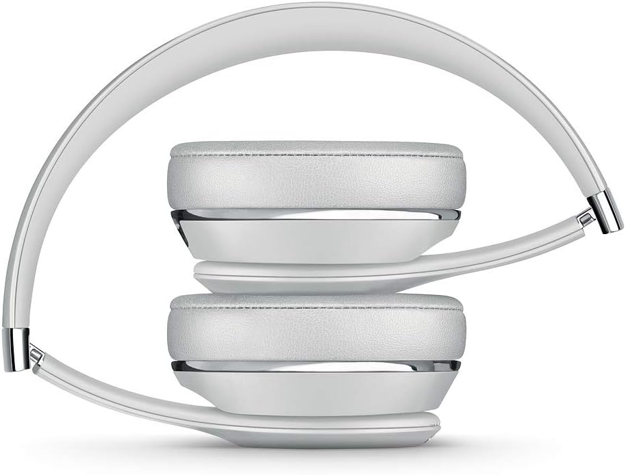 Beats Solo3 Wireless On-Ear Headphones - Apple W1 Headphone Chip, Class 1 Bluetooth, 40 Hours of Listening Time, Built-in Microphone - Satin Silver (Latest Model)