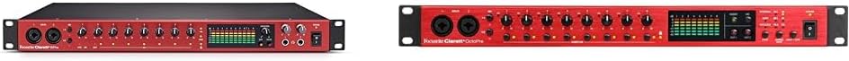 Focusrite Clarett+ 8Pre USB-C Audio Interface & Clarett+ OctoPre 8-channel ADAT Preamp