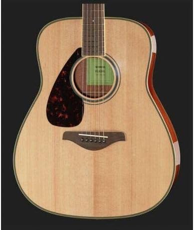 Yamaha FG820LNT LEFT-HANDED Solid Sitka Spruce Top Natural Folk Acoustic Guitar