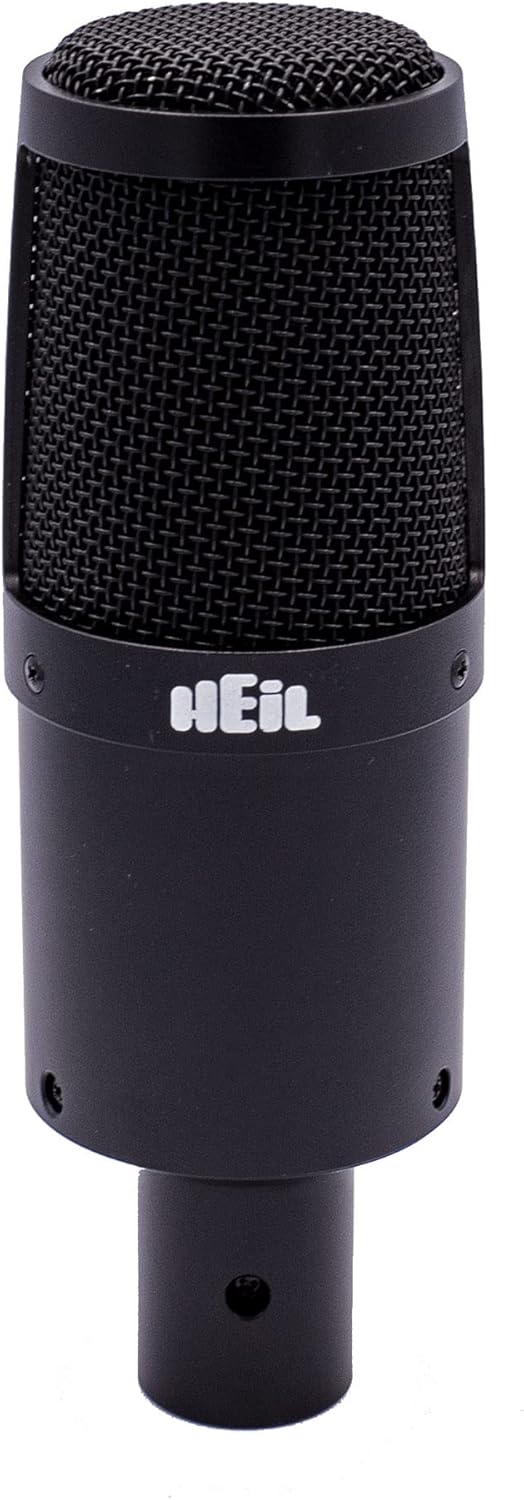 Heil PR 30 Dynamic XLR-Microphone for Video Podcast, Live Sound, Instrumentals, Recording, and Broadcast, Wide Frequency Response, Smooth Sound, Superior Rear Noise Rejection - Black