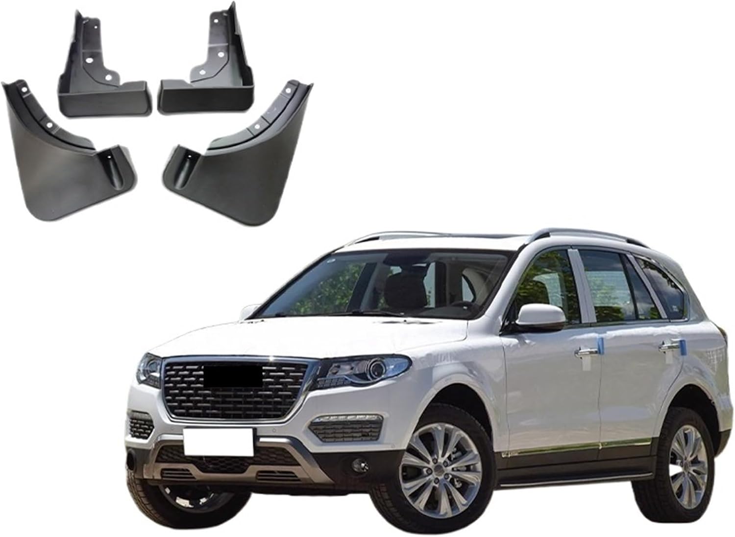 Mud Flaps Compatible with Haval H8 Mudguards Fender Mud Flap Splash Guard Fenders car Accessories Front Rear