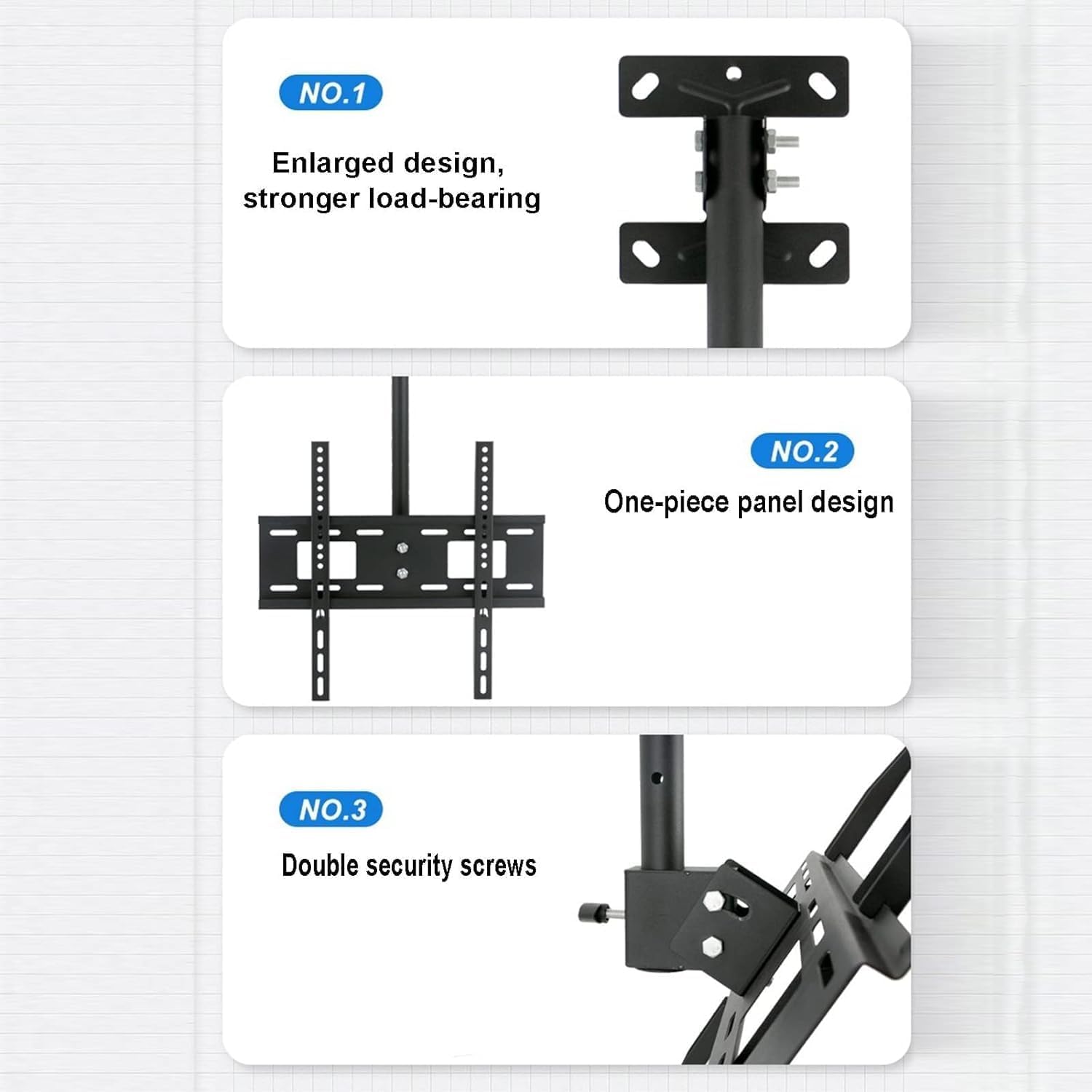 tv Wall Mount' Telescopic TV Bracket TV Ceiling Rack, Adjustable TV Bracket, 360° Rotating Bracket Universal Display Rack Folding tv Mount Wall Mount tv Bracket