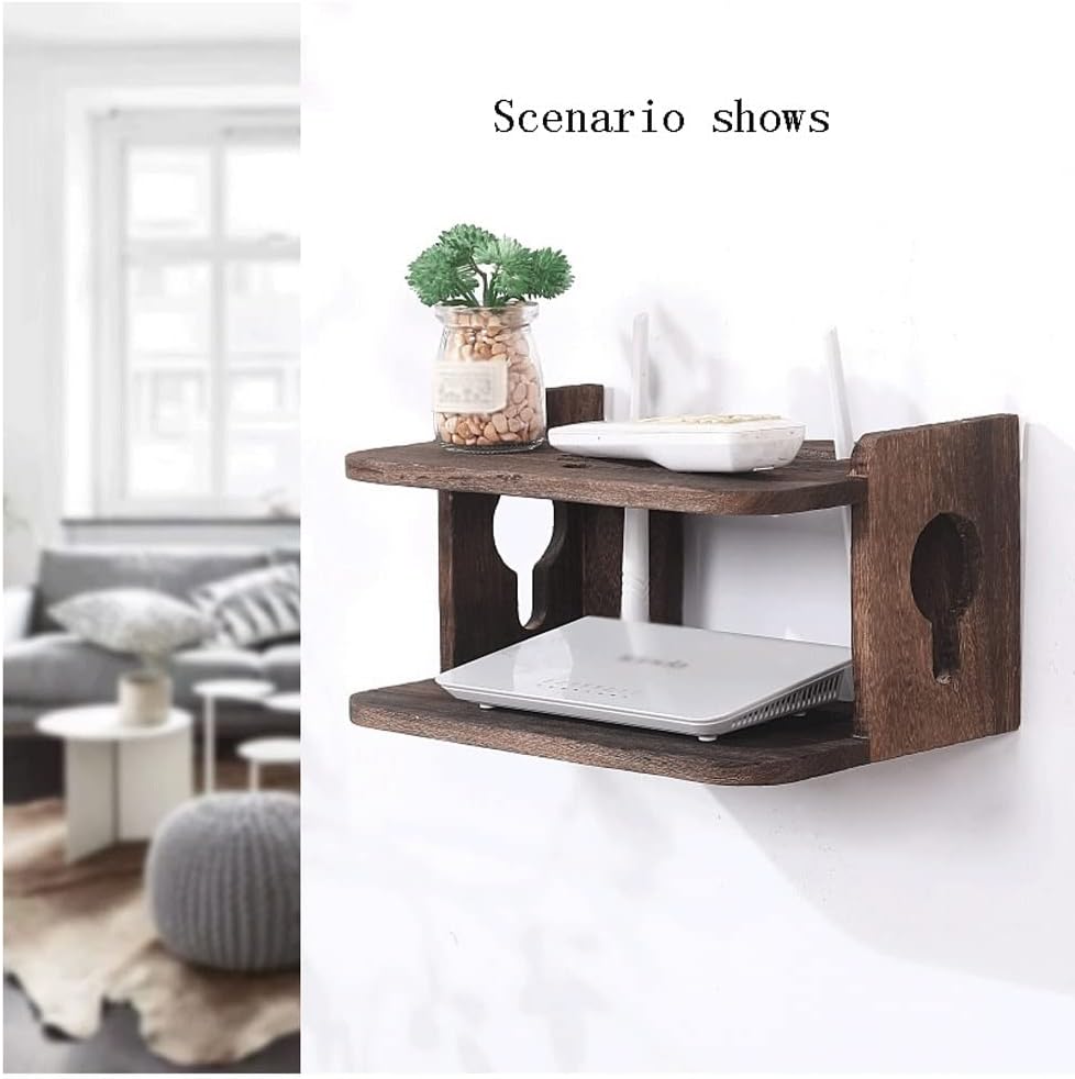 Floating Shelf Wall-Mounted TV Stand, Wall Mount Shelves, Floating Cable Box Shelf, Floating Wall Mount Shelf (Color : A)