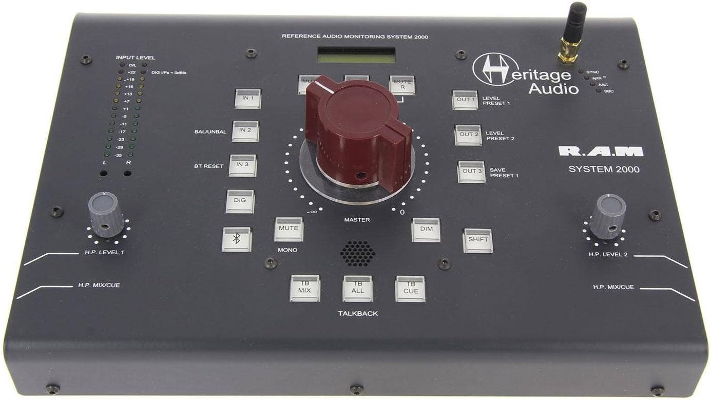 Heritage Audio RAM System 2000 Desktop Monitoring System with Bluetooth