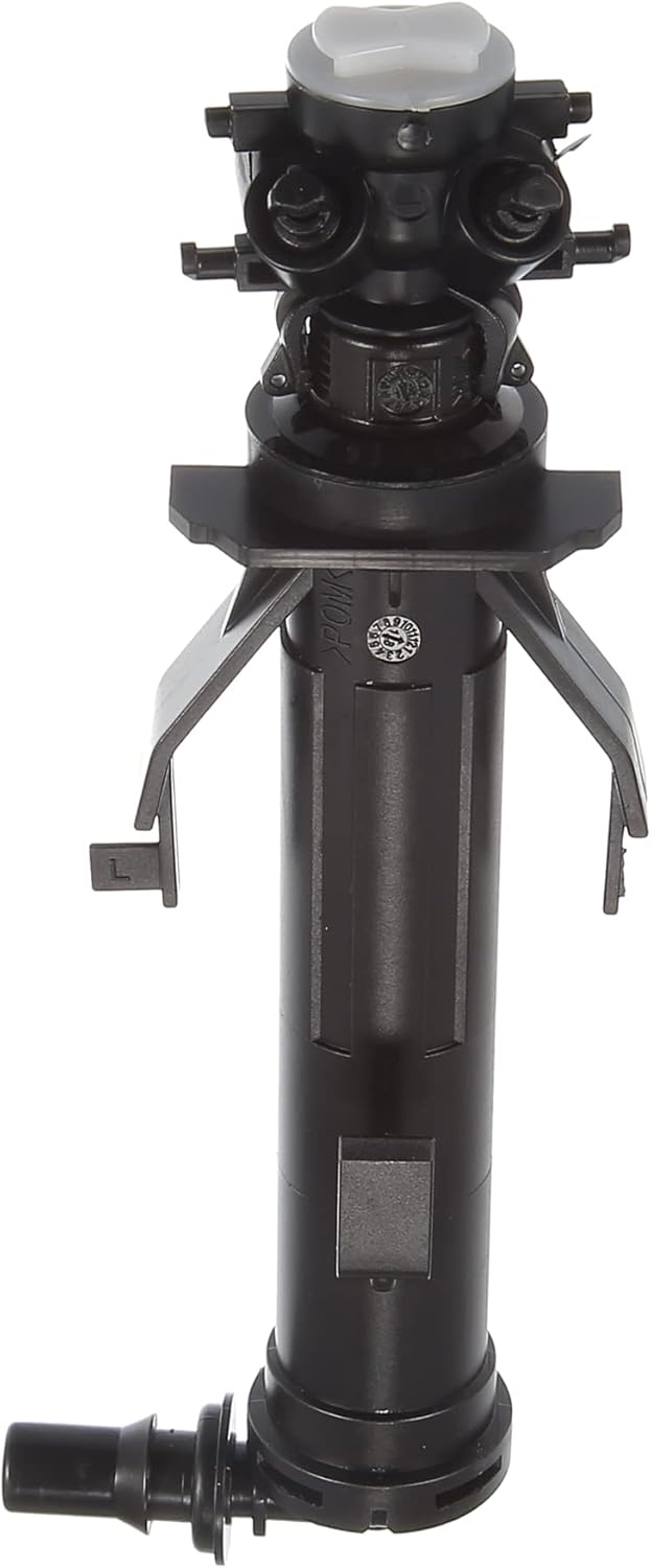 Front Left Headlight Washer Nozzle for Volkswagen Golf - 1 Pcs Black