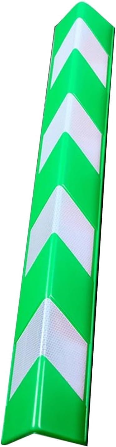 MekUk Garage Wall Protector Wall Corner Guard for Parking Garages, Reflective Strips Corner Guards，Protect Your Car for Parking Garages(4pcs), Green