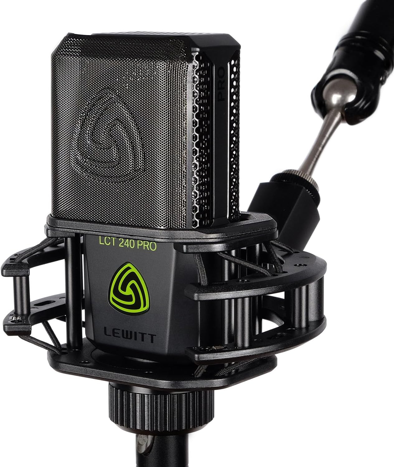 LCT-240 Condenser Microphone with high-Perfomance Capsule, Cardioid Pattern, Black, Shock Mount, Magnetic pop Filter