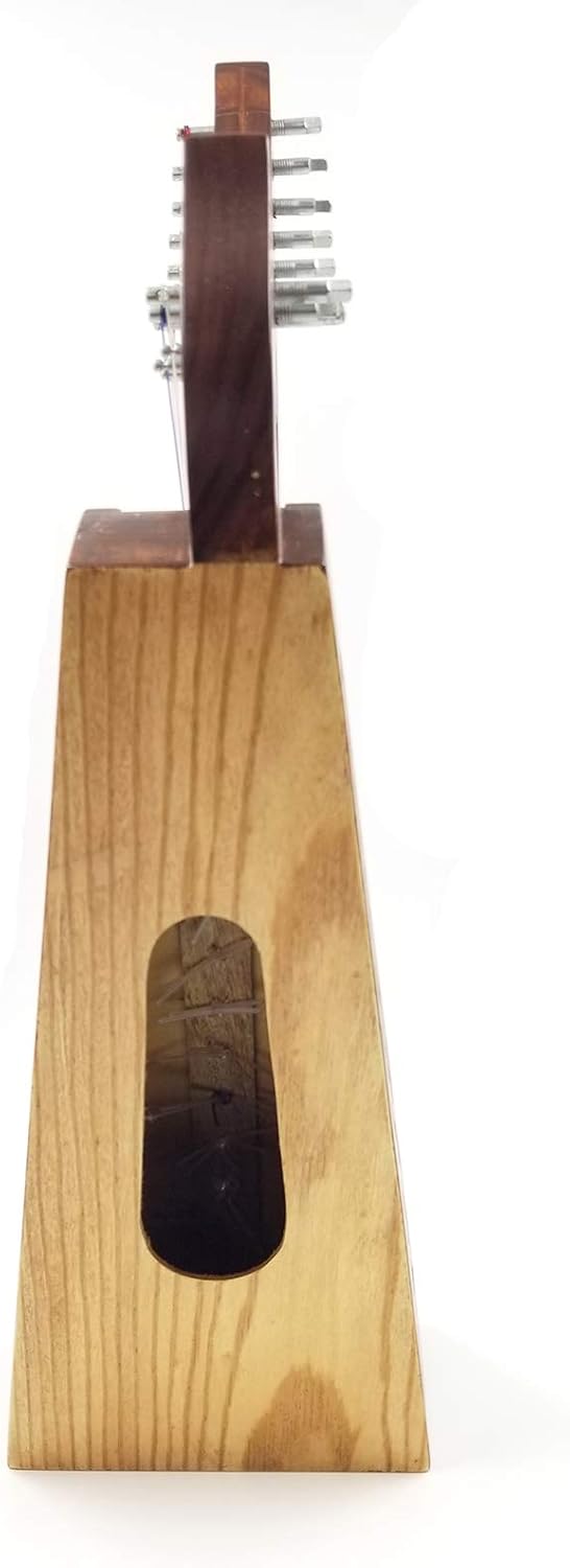 12 Strings Harp Irish Celtic Highland Solid Rosewood Naturl shape Nylon Lever Tuning Key Extra Set included 18