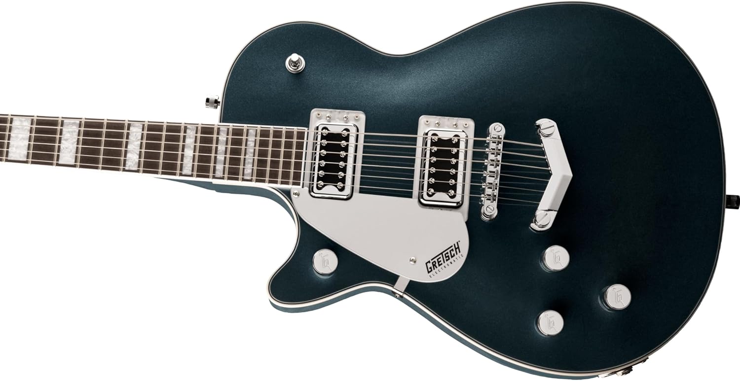 Gretsch G5220LH Electromatic Jet BT Single-Cut Electric Guitar with V-Stoptail, Laurel Fingerboard (Left-Handed, Jade Grey Metallic)