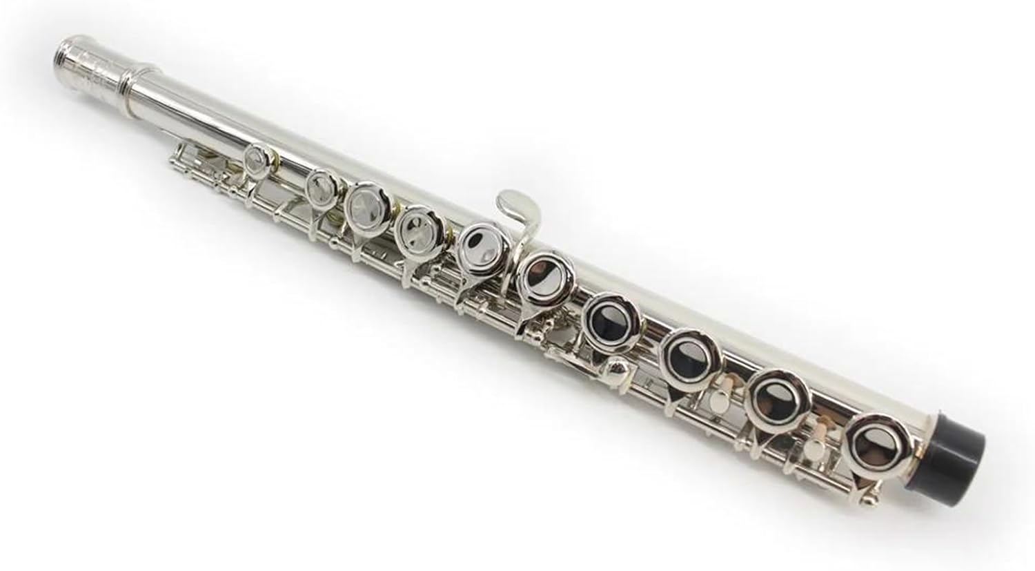 VBDEFRT 16 Holes Key Of C Flute Cupronickel Nickel Plated Woodwind Music Instrument Dizi With Case Cloth Stick