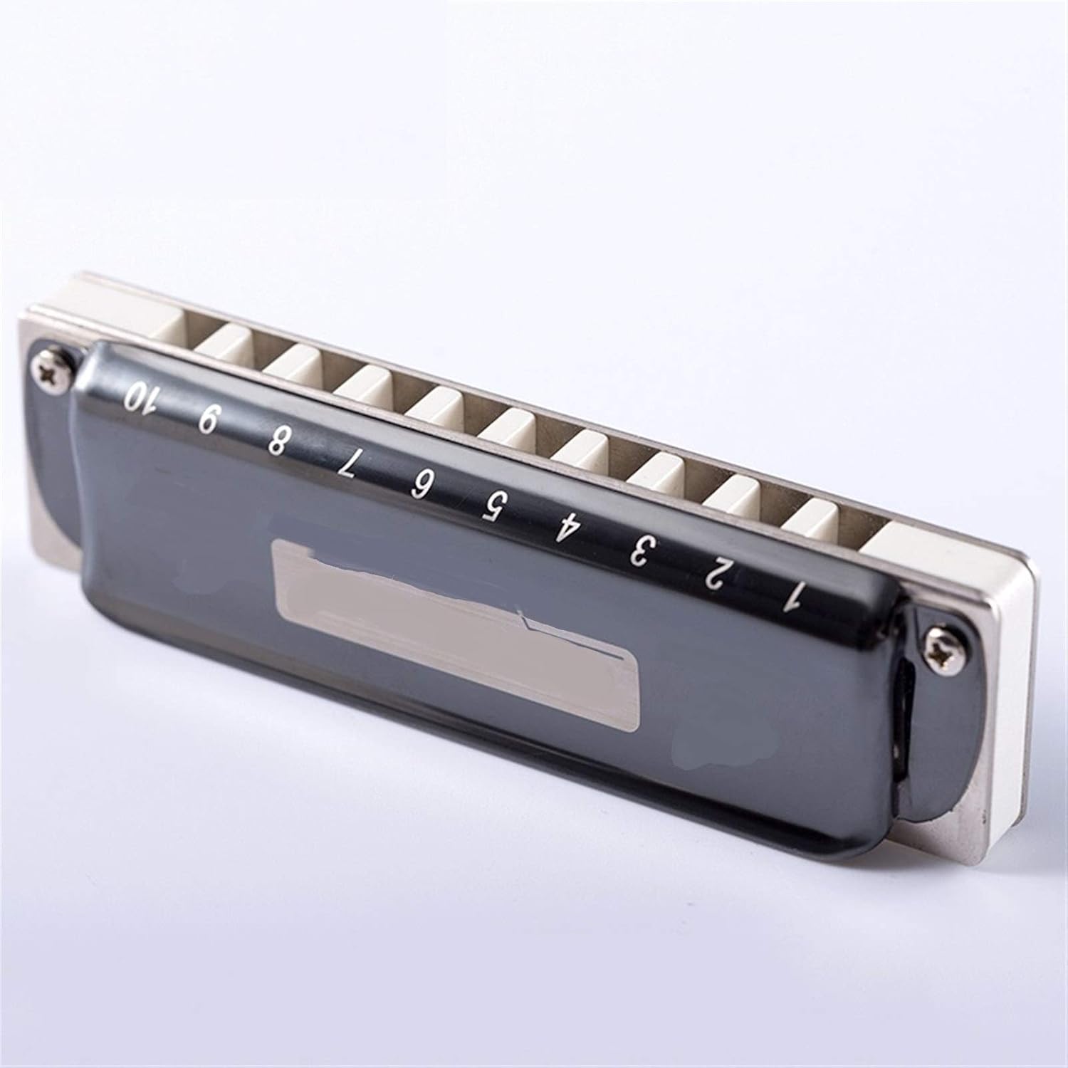 SUOFEILAIMU Harmonica Diatonic 10 Holes Blues Key of A Bb C D E F G Mouth Ogan Musical Instrument Blues Harp Harmonica (Color : Key of B)