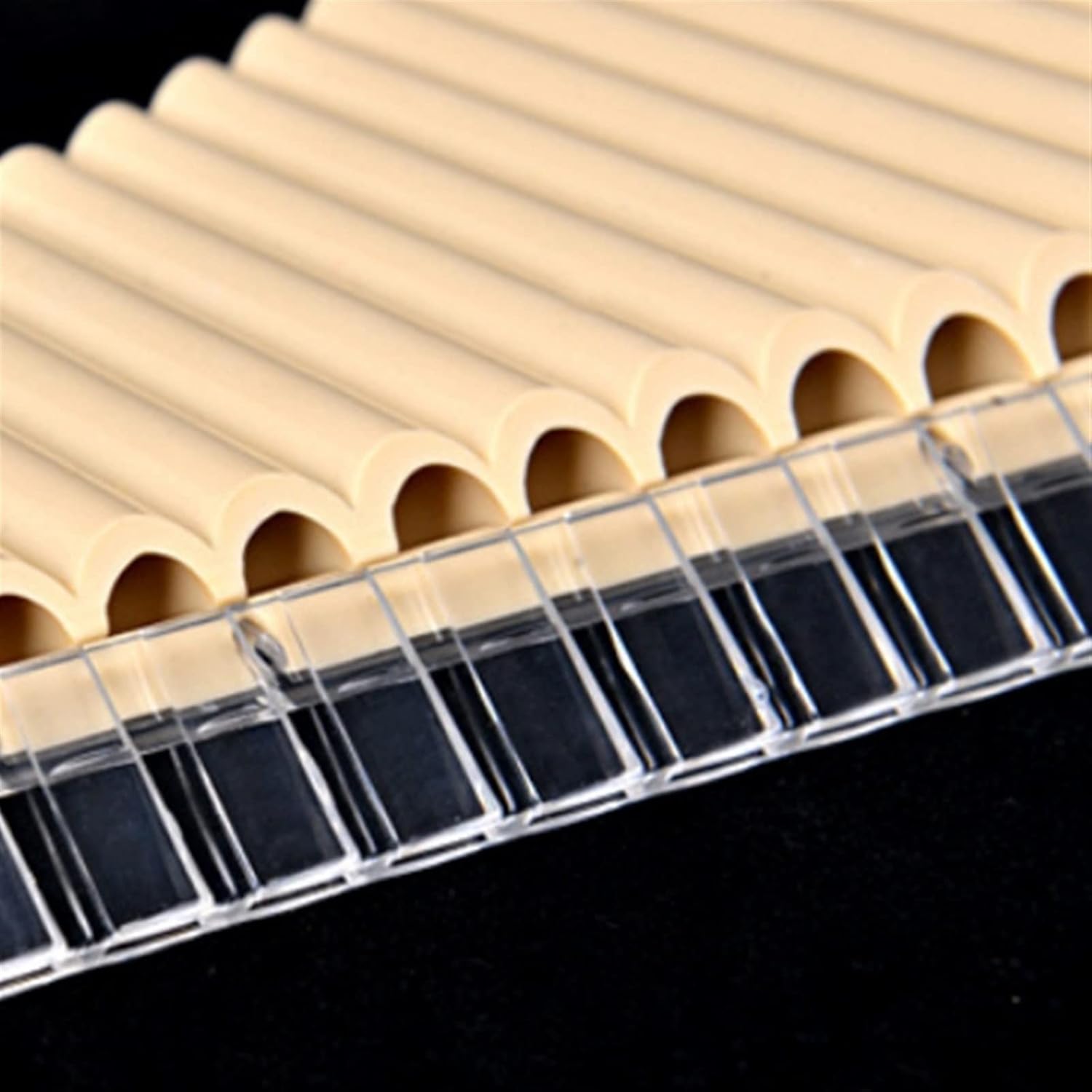 Pan Flute 18 Pipes Panpipe Resin for Students Musical Instruments Woodwind Instrument