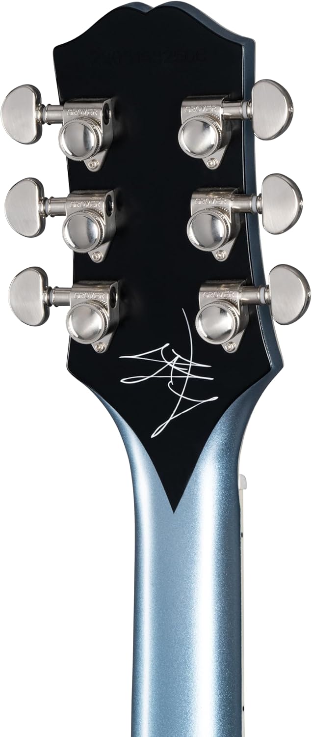 Epiphone JJ Nichols Blues Power Les Paul Custom. Pelham Blue with Case