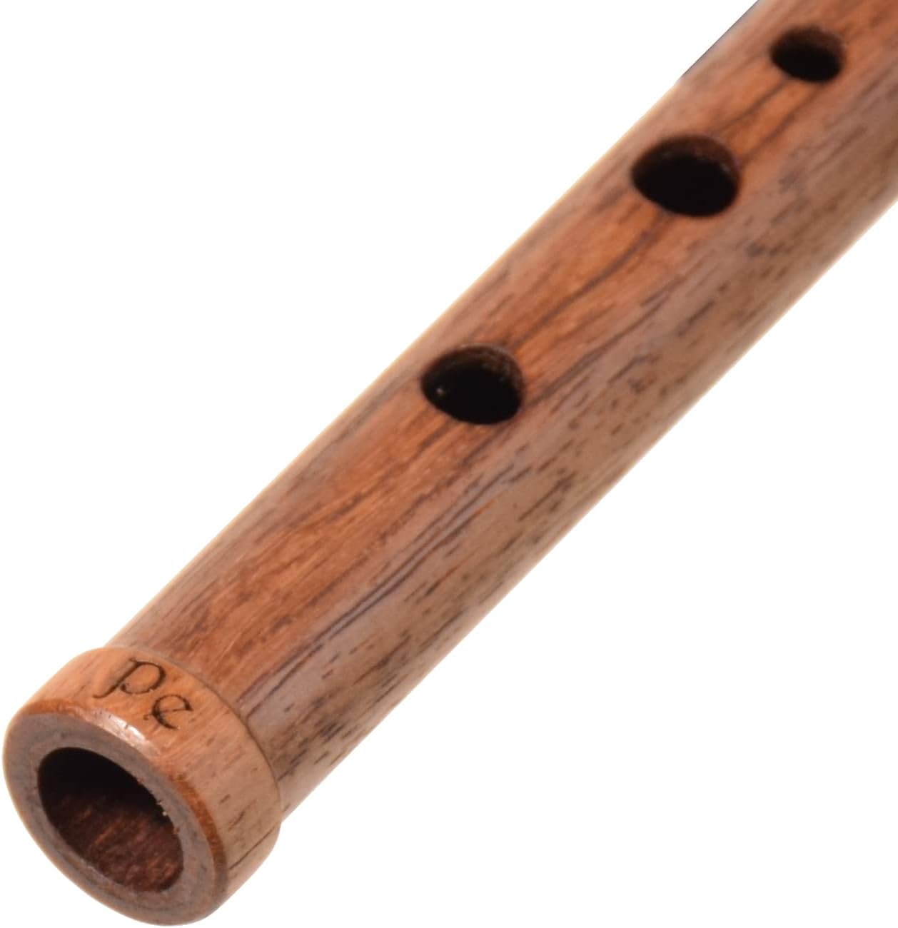 Wooden Whistle iVolga PDС-03 key of D Great Sound Hand Carved Rosewood Folk Wind Music Instrument Woodwind Handmade, Red wood