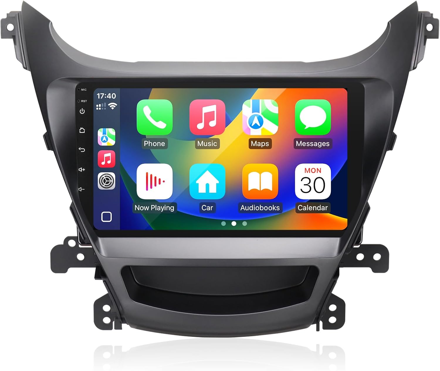 for Elantra 2014 2015 2016 Radio Compatible with Wirelessly Carplay Android Auto Car Stereo Upgrade Bluetooth Navigation GPS 1280*720 TouchScreen FM WiFi Media Player Backup Camera Head Unit