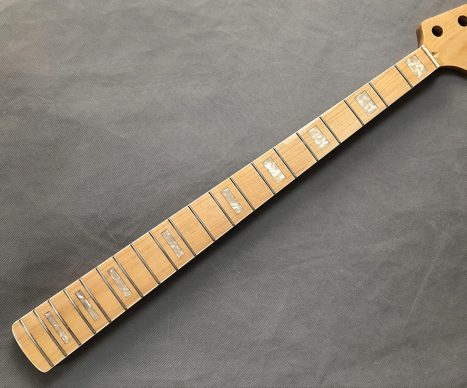 4 String Electric guitar bass neck 20fret 34inch Maple Fingerboard block inlay Gloss DIY