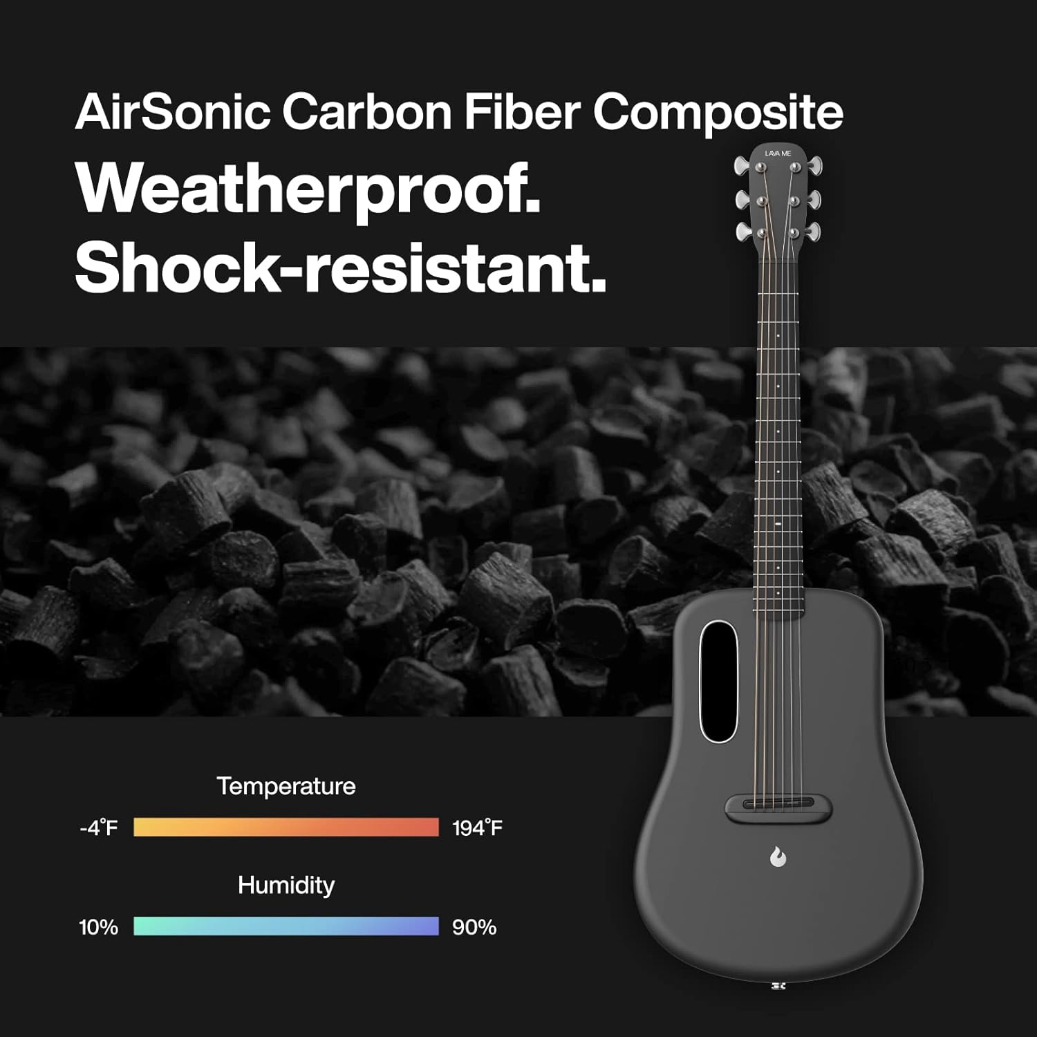 Lava Music Lava ME 3 38” Smart Guitar in Blue w/Space Bag