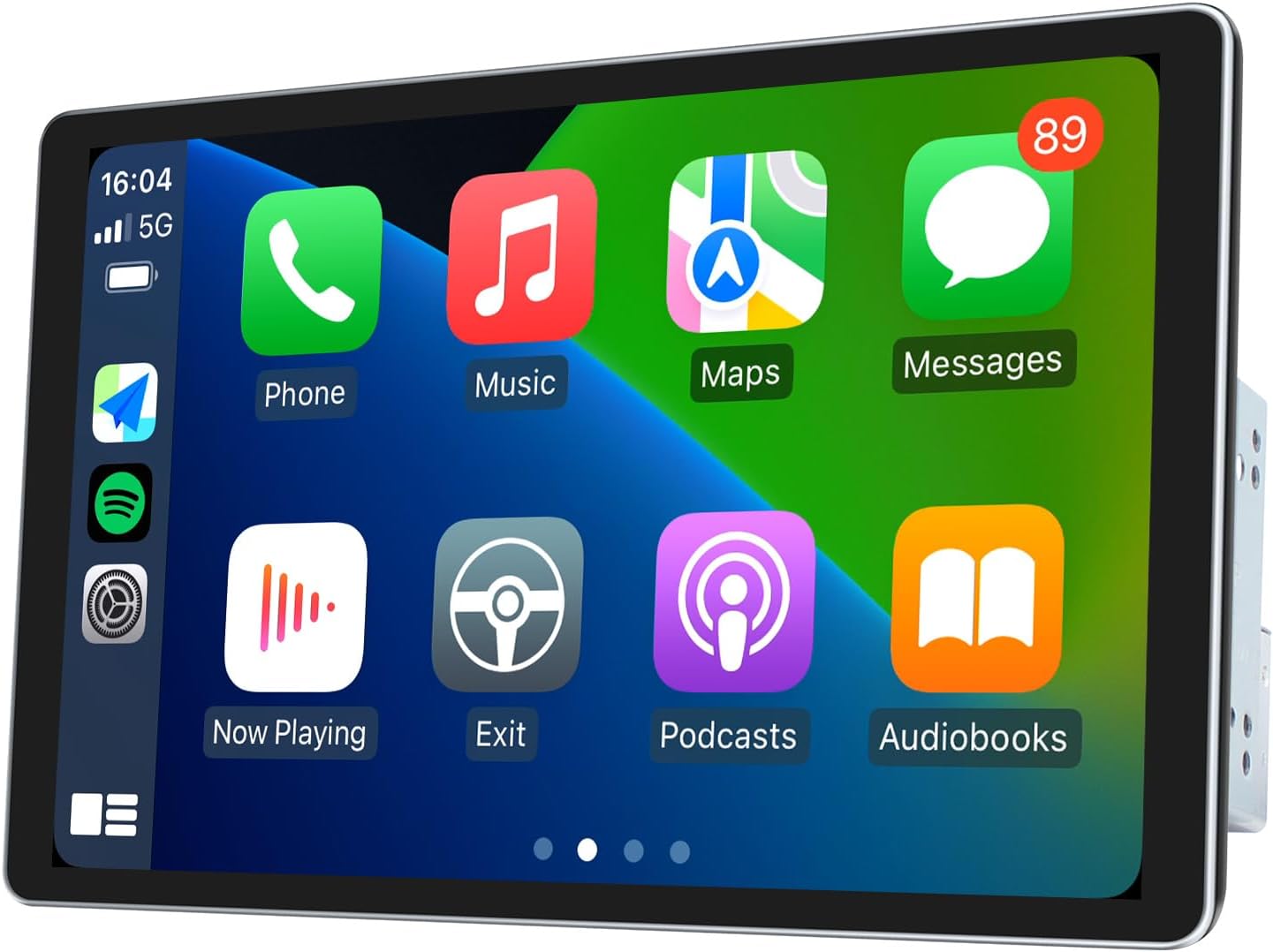 Joying 10.1 Inch Double Din Car Stereo, Car Radio with Apple Carplay & Android Auto, 8GB+128GB Android 13 Head Unit with Mirror Link, AM/FM, Bluetooth, SWC, GPS(JY-UTD10N8)