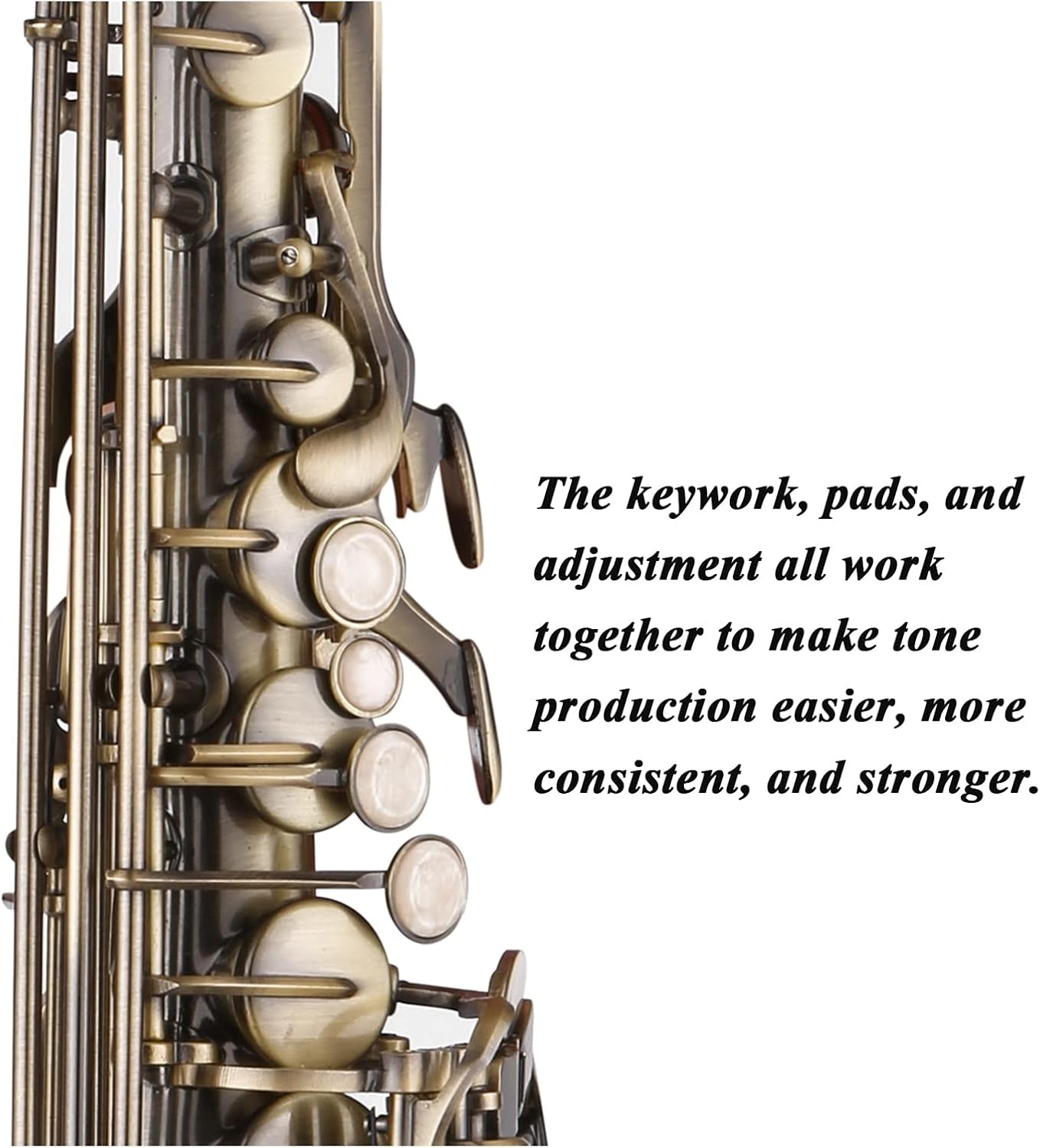 Sax Beginners Kit E-Flat Alto Saxophone Brass Lacquered Gold EB Sax Woodwind Music Instruments with Case Neck Straps Mouthpiece Saxofone Wind Instrument