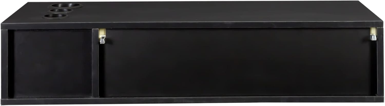 Generic Wall Mount Salon Stations for Hair Stylist,Barber Hair Stations for Salon Beauty Spa Equipments, Black