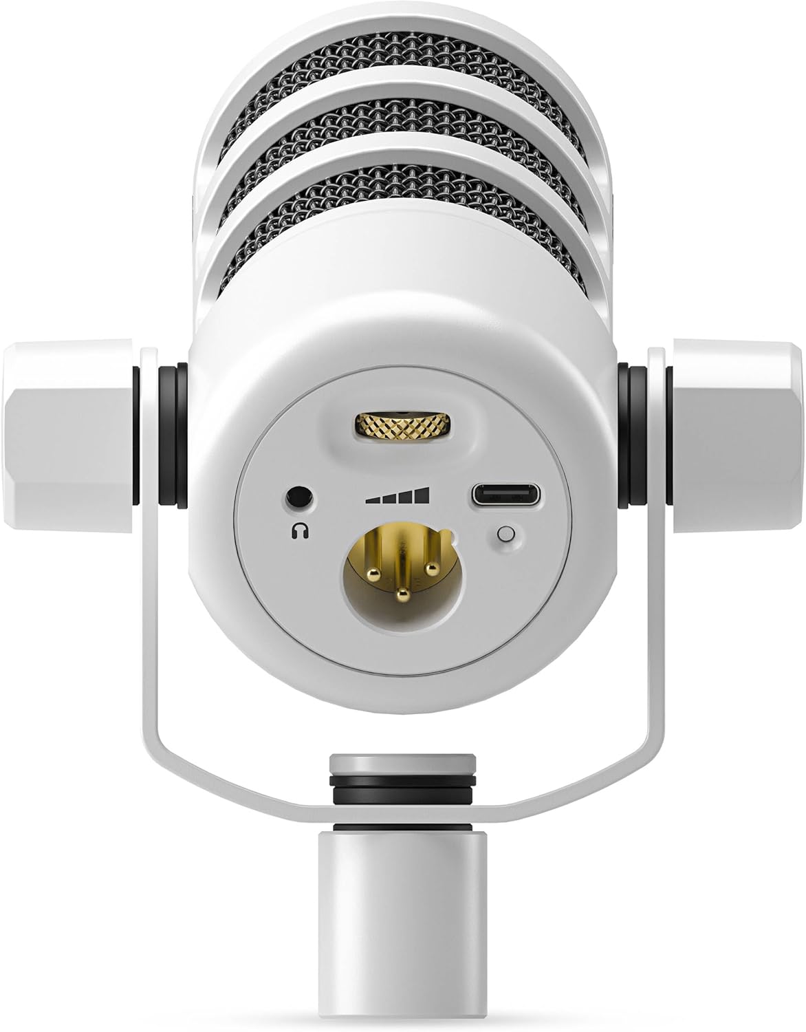 Rode PodMic USB Dynamic Broadcast Microphone (White) with Rode WS14 Pop Filter for PodMic (Black)