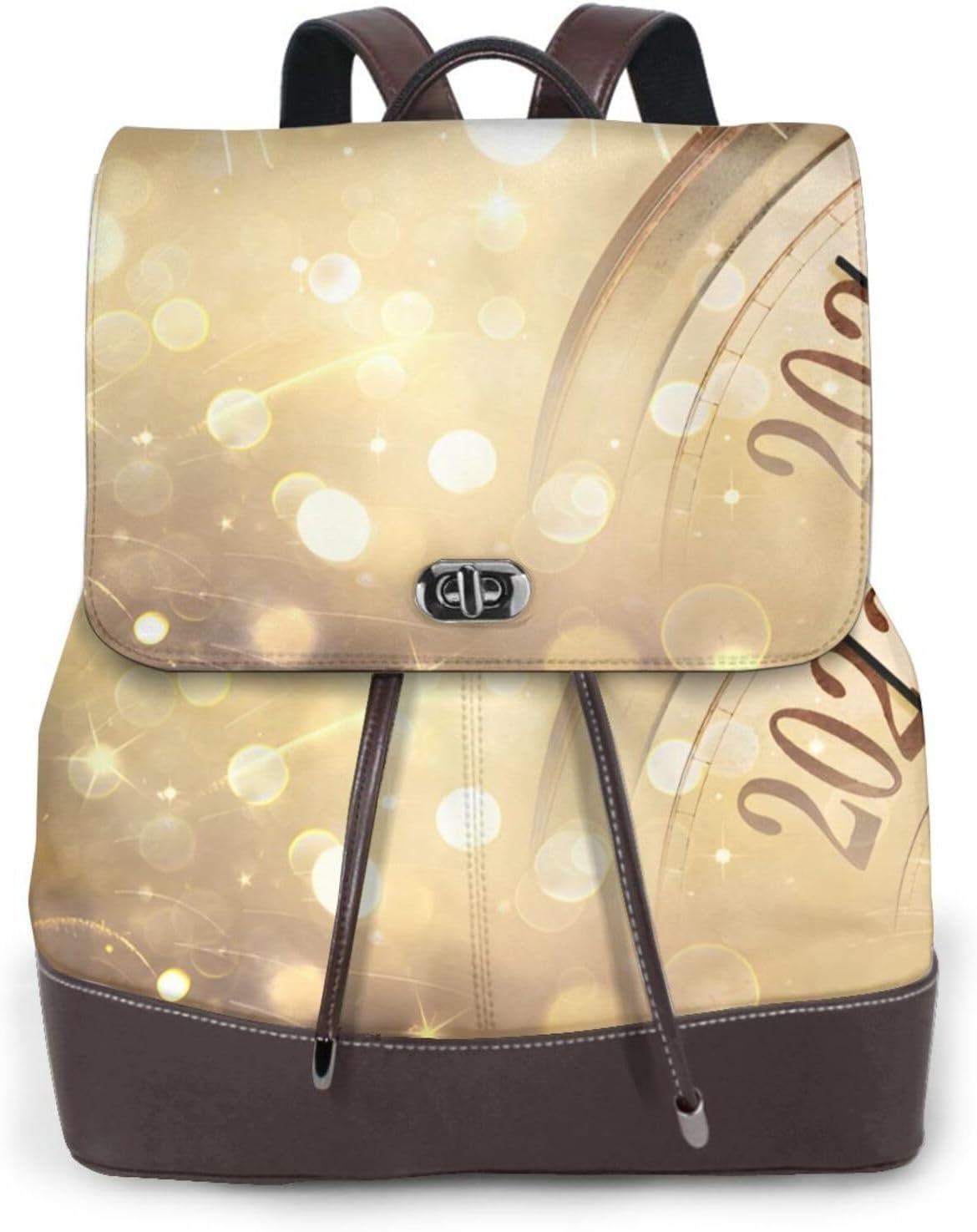 Countdown to 2025 for Womens Backpack Purse Microfiber PU Anti-theft Large Fashion Designer Travel Bag Ladies Shoulder Bags