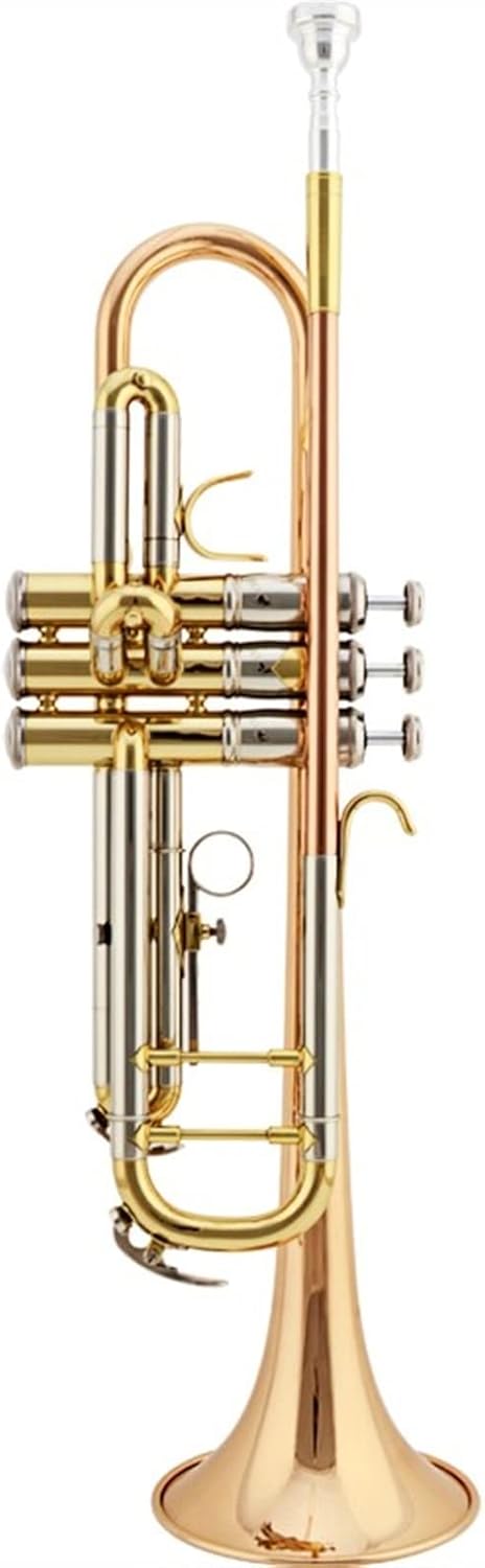 KESHUO Trumpet Tritone Bb B Flat Pipe Band Trumpet Instrument Wind Instrument Trumpets
