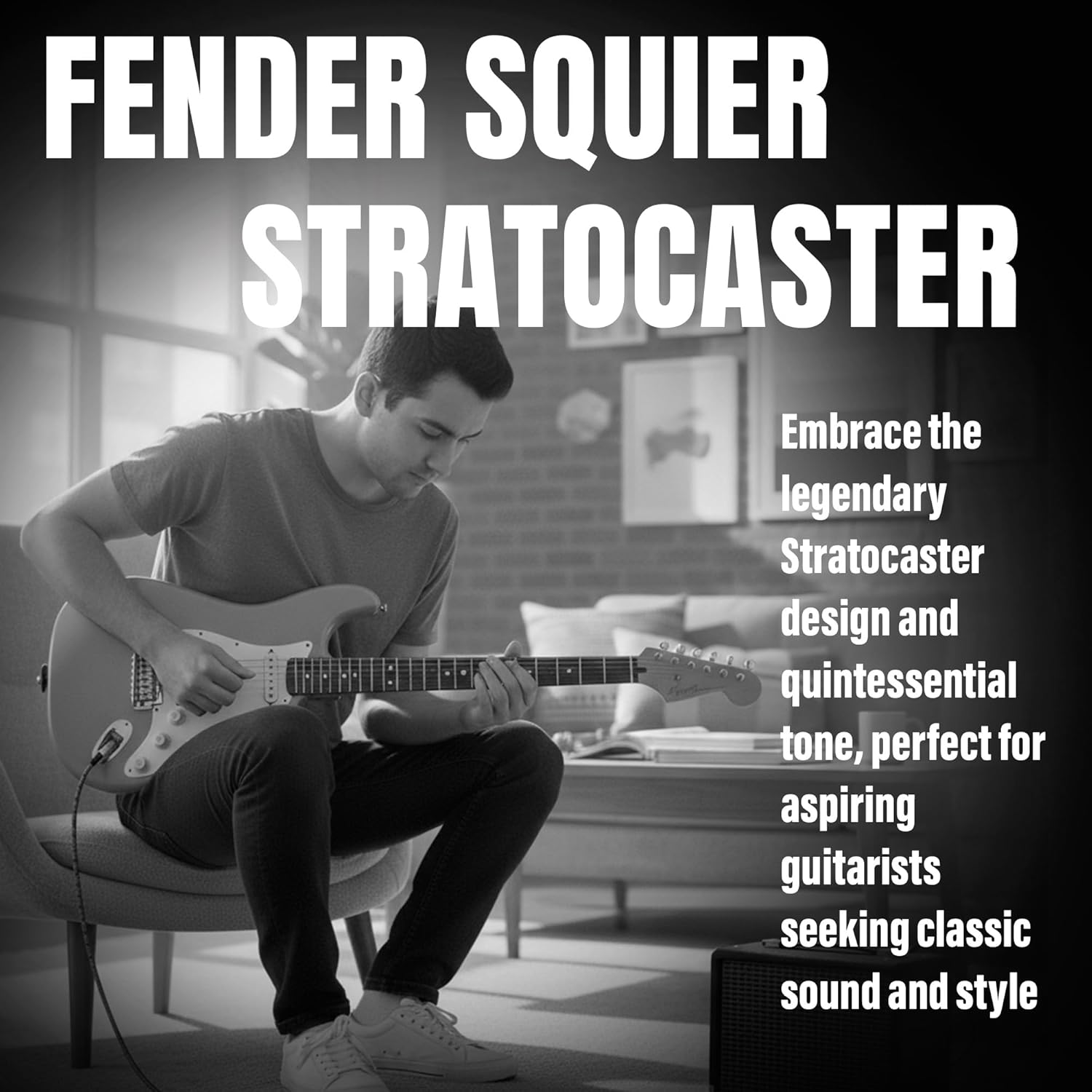 Fender Squier Stratocaster Electric Guitar - Surf Green