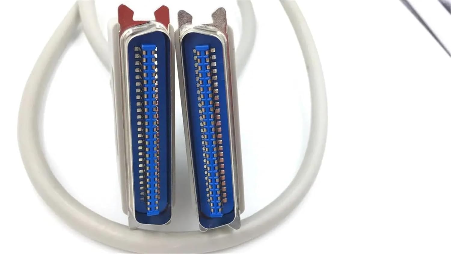 CN50 to CN50 SCSI Cable 50 Pin to 50 Pin Printer Cable Male to Male for Scanner CN50/CN50 1m 1.8m(3)