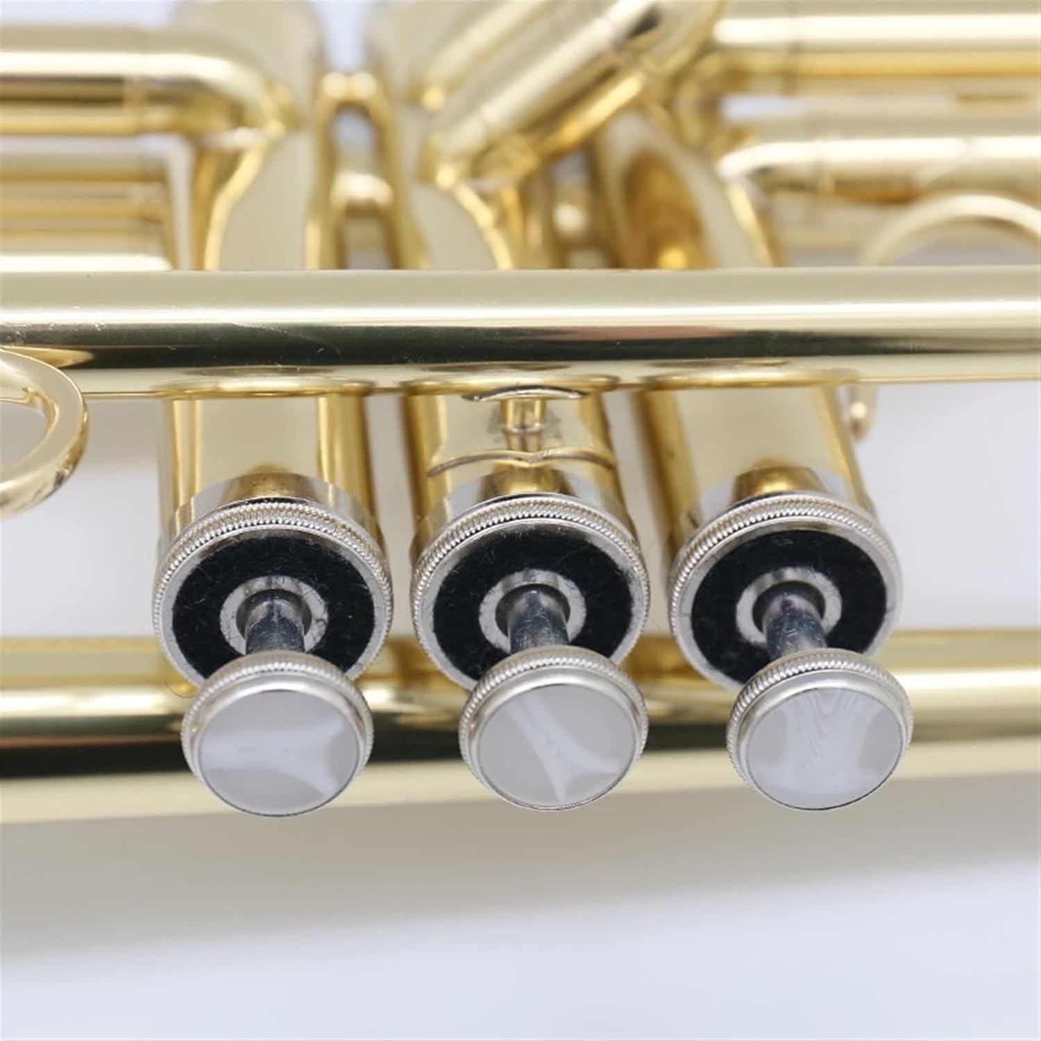 KESHUO Trumpet Instrument B-Flat Playing Grade-Examination Wind Instrument Brass Lacquered Gold Trumpets
