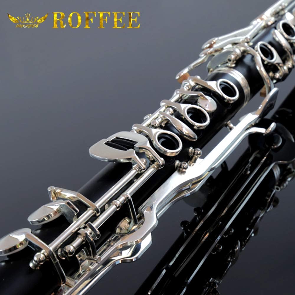 professional performance level ebony wood silver plated 20 keys 6 rings G tone 506 clarinet